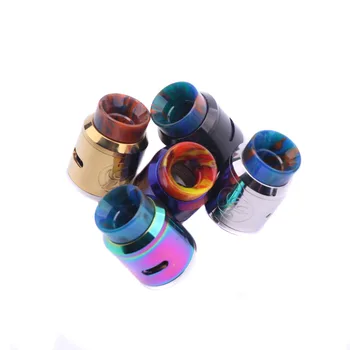 

NEW XFKM RDA S Atomizer Adjustable Airflow 24mm Atomizer vaporizer Rebuildable Dripping Super bright For 510 Mod VS GOON
