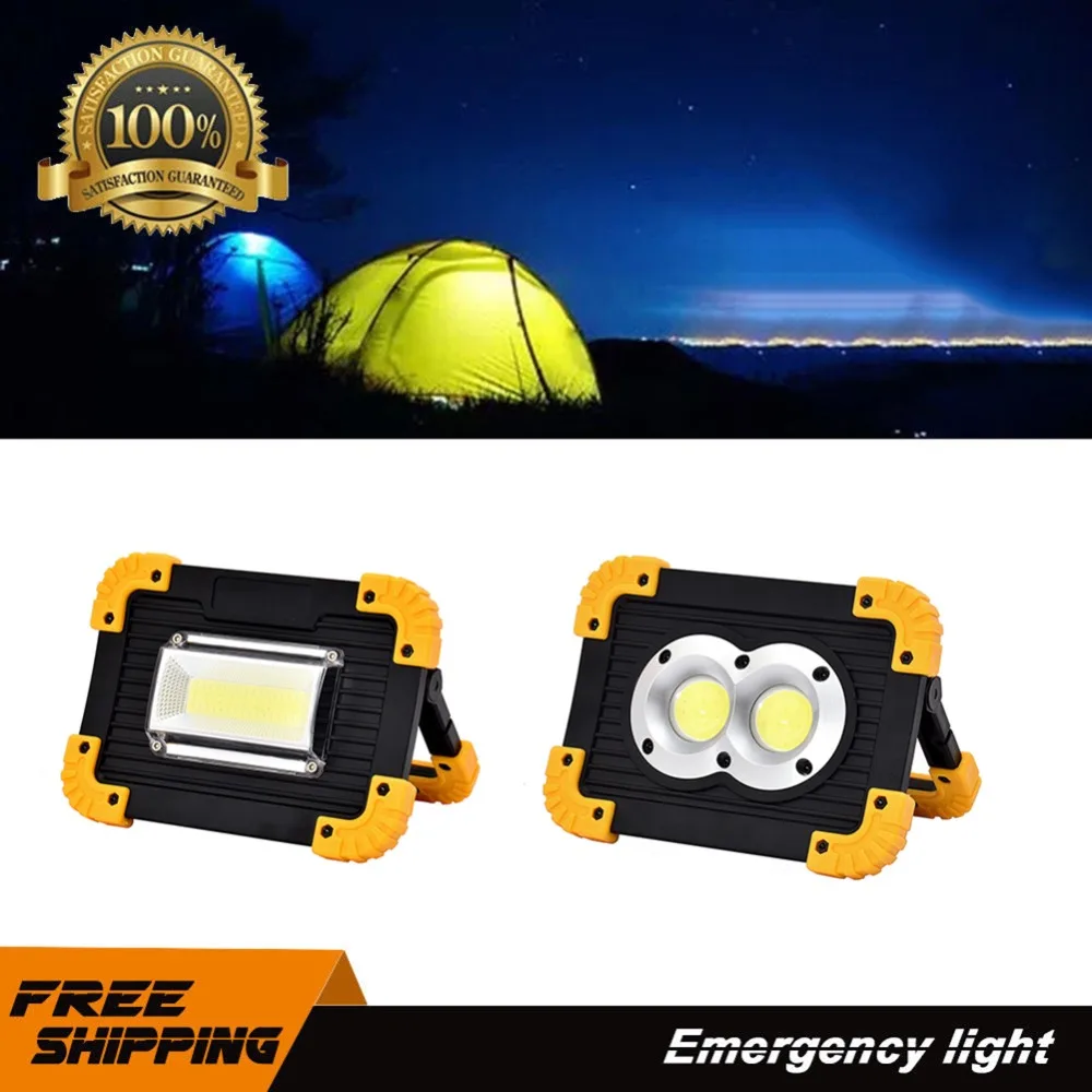 

Rechargeable COB Flashlight LED Camping Work Light Power Bank 10W Bright Portable Rechargeable Emergency Working Light