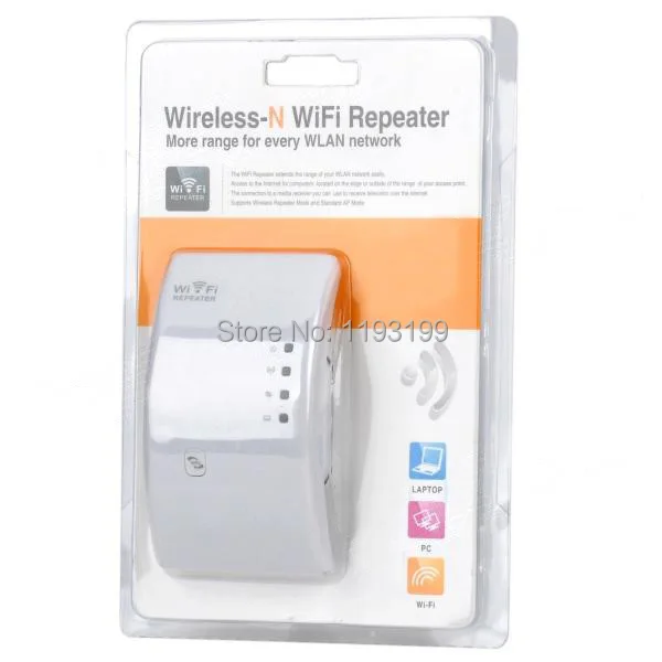 Free Shipping Wireless 300Mbps Router Wifi Repeater 802.11b/g/n Range Expander 2dBi Antennas with WPS