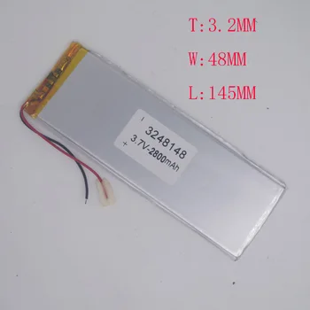 

3.7 V Polymer Lithium Battery 3248148 / 3248145 for ultra-thin tablets. Laptops