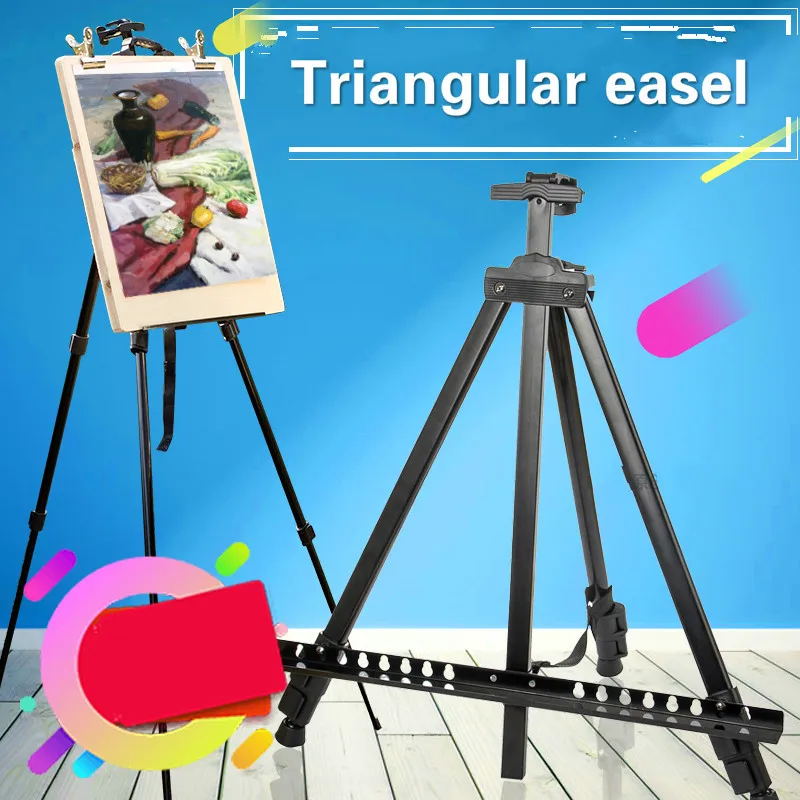 Folding metal easel display advertising frame sketch drawing board