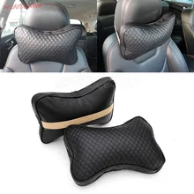 1 пара черный подголовник автомобиля подушка безопасности Глава Шея Отдых подушки сиденья Поддержка подголовник Подушка Авто Подушки Сиденья