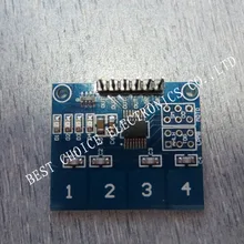 10 шт./лот 4-канальный цифровой сенсорный Сенсор емкостный модуль коммутатора кнопка для arduino TTP224