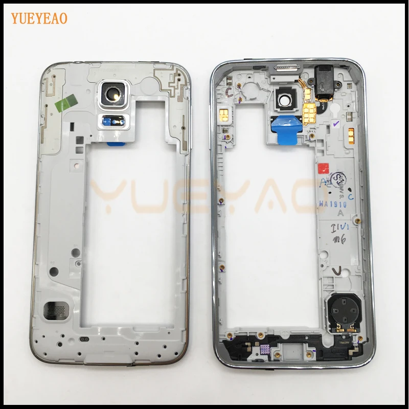 

YUEYAO Middle Back Frame Chassis Plate Bezel Back Housing For Samsung Galaxy S5 Neo G903 G903F Middle Frame Bezel