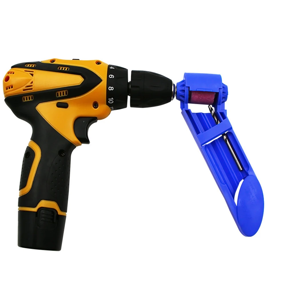 Orange Outil auxiliaire daff/ûteur de polissage de meule de meulage portatif pour le polissage de foret de 2-12,5 mm avec cl/é et meule