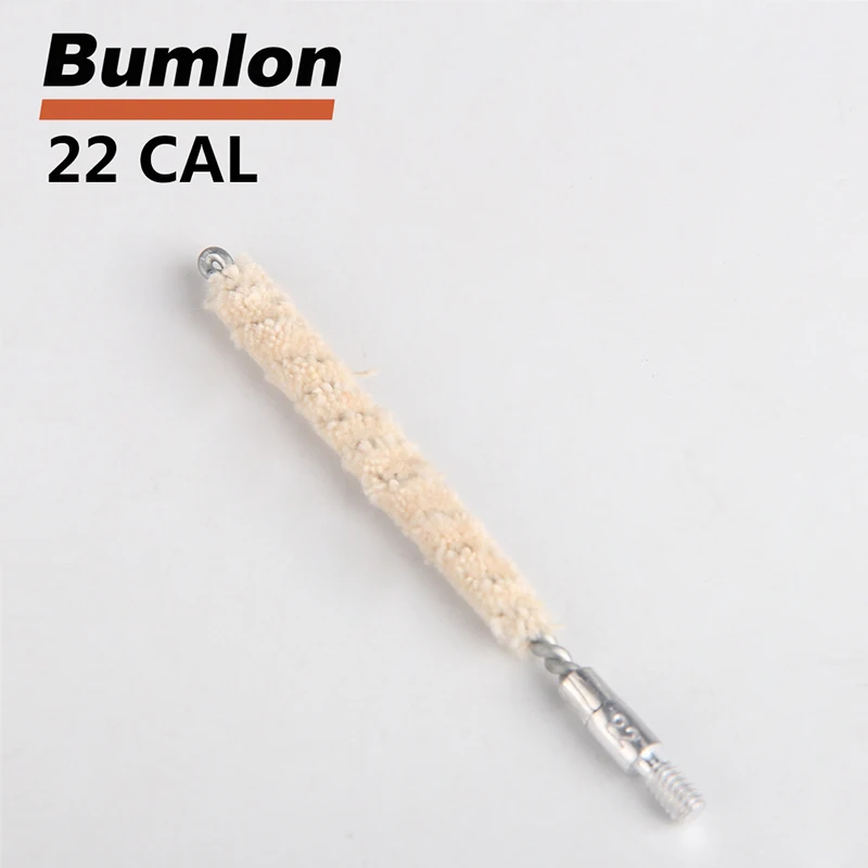 Tactical .22cal Mop Brush Cotton Clean Swab Gun Cleaning Brush for Hunting Rifle  5pcslot RL37-0049-22 (2)