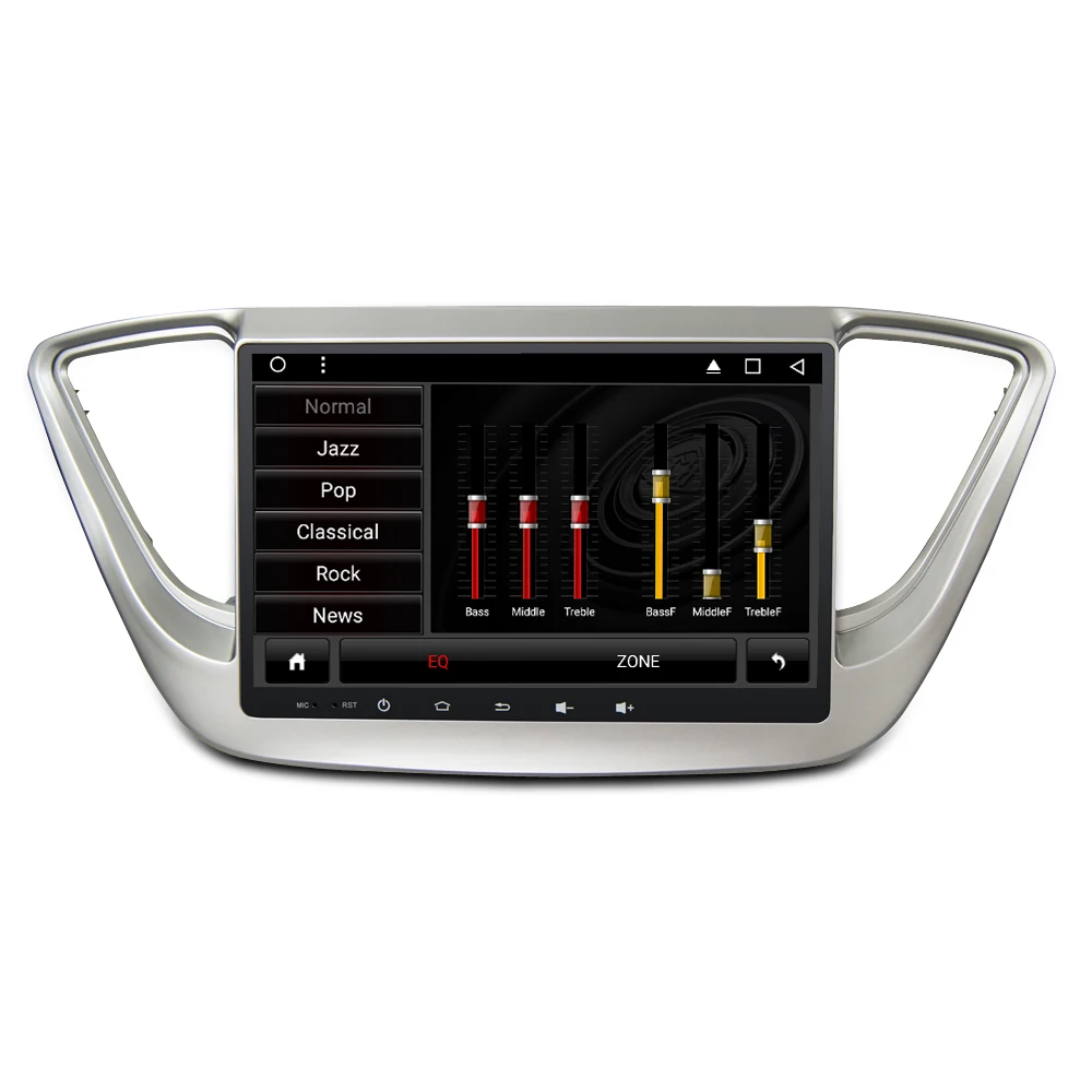 Sale Android 8.1 Car DVD Player GPS Glonass Navigation Multimedia for Hyundai Verna 2017 Car PC Headunit Auto RDS Radio Audio Stereo 3