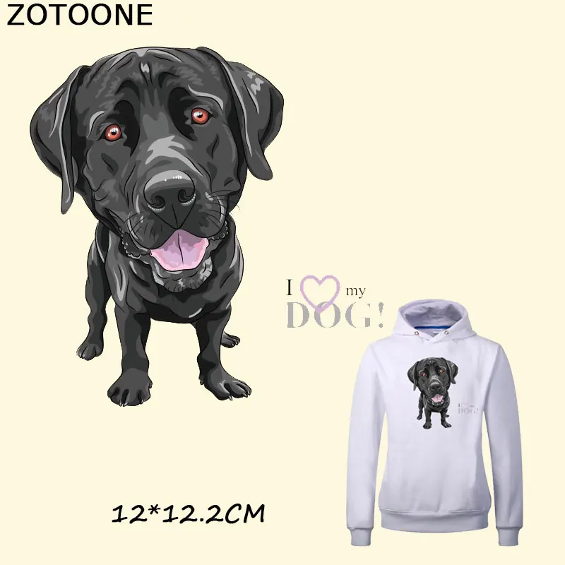 

ZOTOONE New Dog Patches Iron Print Transfer A-level Washable Stickers Heat Press Appliqued Clothes Iron on Transfer Patches E
