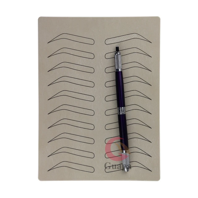 500pcs Flex 0 16mm 18U shape Microblading Eyebrow Blade Permanent Makeup Needle manual Tattoo Needle blade