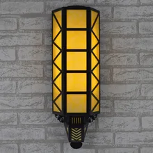Традиционный китайский стиль настенные светильники led наружного освещения led Бра вилла сад проход водонепроницаемый наружной стены освещение Светильник фасадный Уличные подвесные светильники фонари парковые