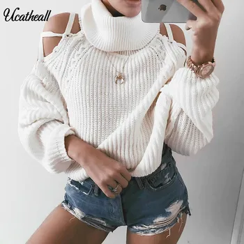 

2020 Autumn Lantern Sleeve Turtleneck Lady Female Tops Women Sweater Clothes New Fashion Sweater For Women Pullover Top