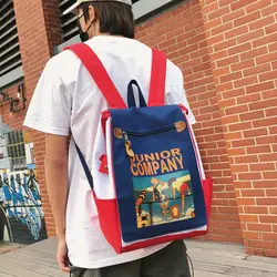 Рюкзак мужская сумка на плечо Повседневная tide cards INS школьный женский корейский вариант старшеклассников модная трендовая Емкость