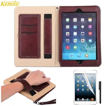 

For ipad Pro 9.7 Retro Briefcase Hand Belt Holder Leather Case For Apple ipad pro 9.7 Auto Wake Up /Sleep Stand Flip Bags Cover