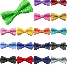 Детский модный формальный хлопковый галстук-бабочка, детский классический галстук-бабочка в горошек, разноцветный галстук-бабочка в горошек для свадебной вечеринки, галстук бабочка для питомца, галстуки для мальчиков
