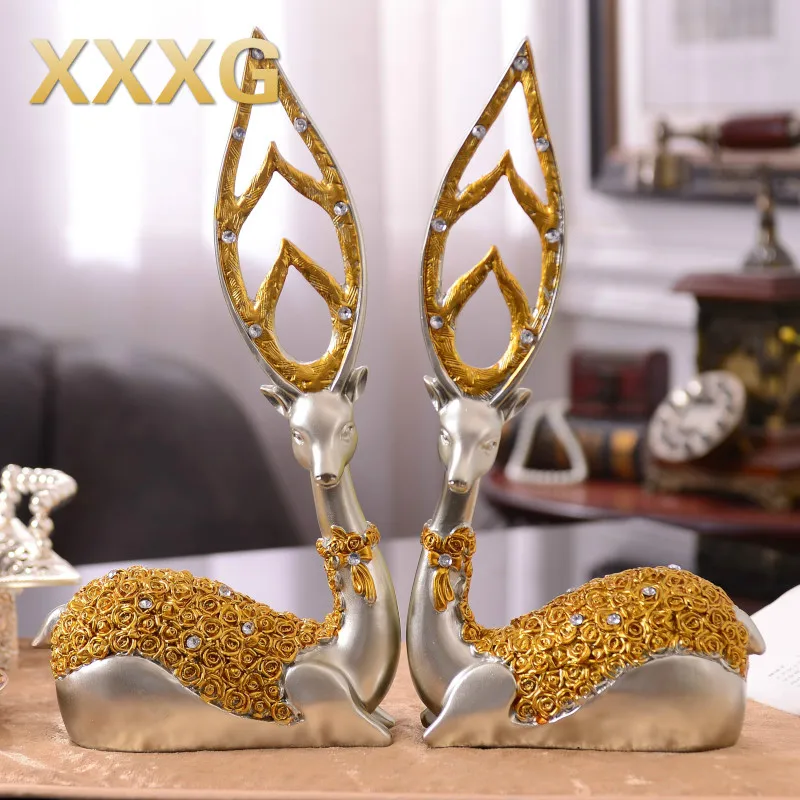 XXXG//Ou fawn home furnishing articles between example Creative living room decoration Wedding gift wine cabinet arts | Дом и сад