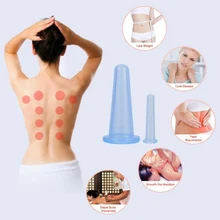 Vacuum Cupping Cups Family Body Massage Helper Anti Cellulite Face Neck Suction Cup Anti Cellulite Silicone Health Care