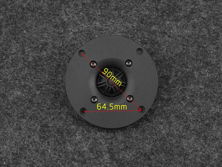 Ghxamp 4 дюйма твитер Динамик 4ohm 35 Вт купол шелковая пленка 91DB Неодимовый 104 мм тройной громкоговоритель Алюминий панель 2 варианта Динамик 1 шт