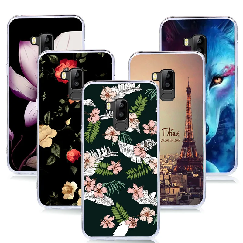 Case For bluboo s8/S 8 Back Cover Silicone Painted Flower Tower Animal Flamingo Dog Phone Bags Protective Cases Shell |