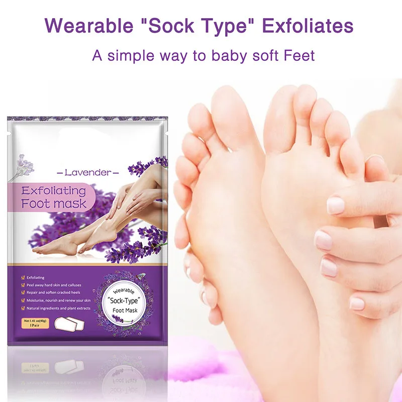 Exfoliating Foot Mask Socks For Pedicure Feet Peeling Baby Health Care Skin Dead Removal | Красота и здоровье