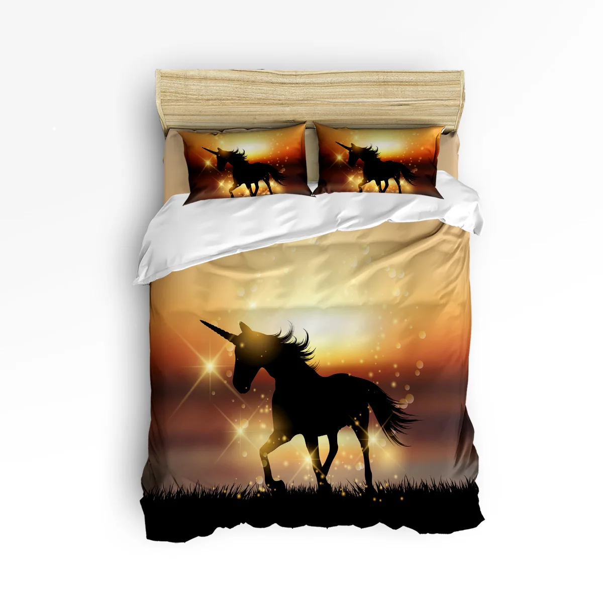 

Arts 3d Sunset Unicorn Print 3 Pcs 4 Pcs Bedding Set Home Decor Duvet Cover Set Comforter Bedding Sets Adult Kids Free Shipping