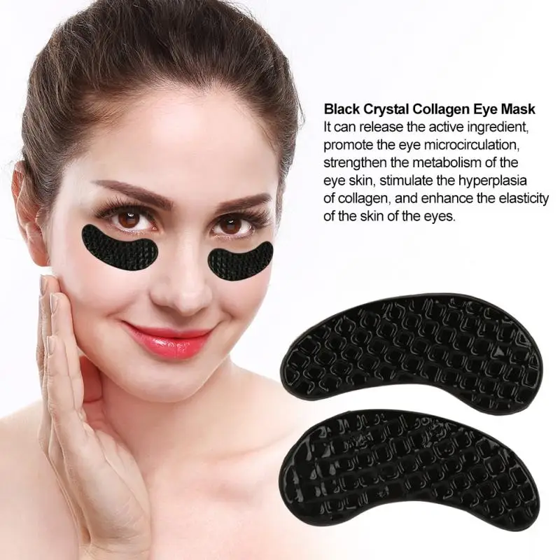 Eye Care Anti Aging Sleeping Black Crystal Collagen Eye Mask 20Pairs