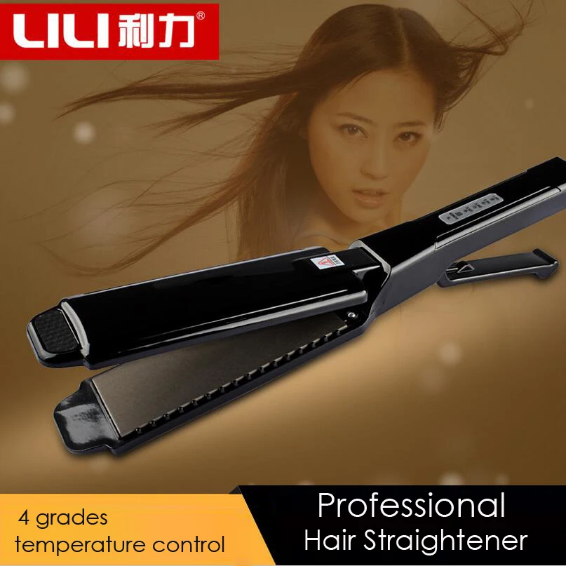 

Professional Electric Hair Straightener Irons Temperature adjustable Flat Straightening Styling Tool Titanium Hair Straightener