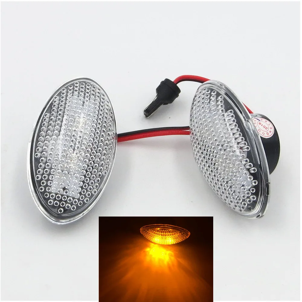 

XYIVYG Amber color LED Side Marker Light front turn signal light lamp for MINI COOPER R50 02-06 R52 04-08 R53 02-06