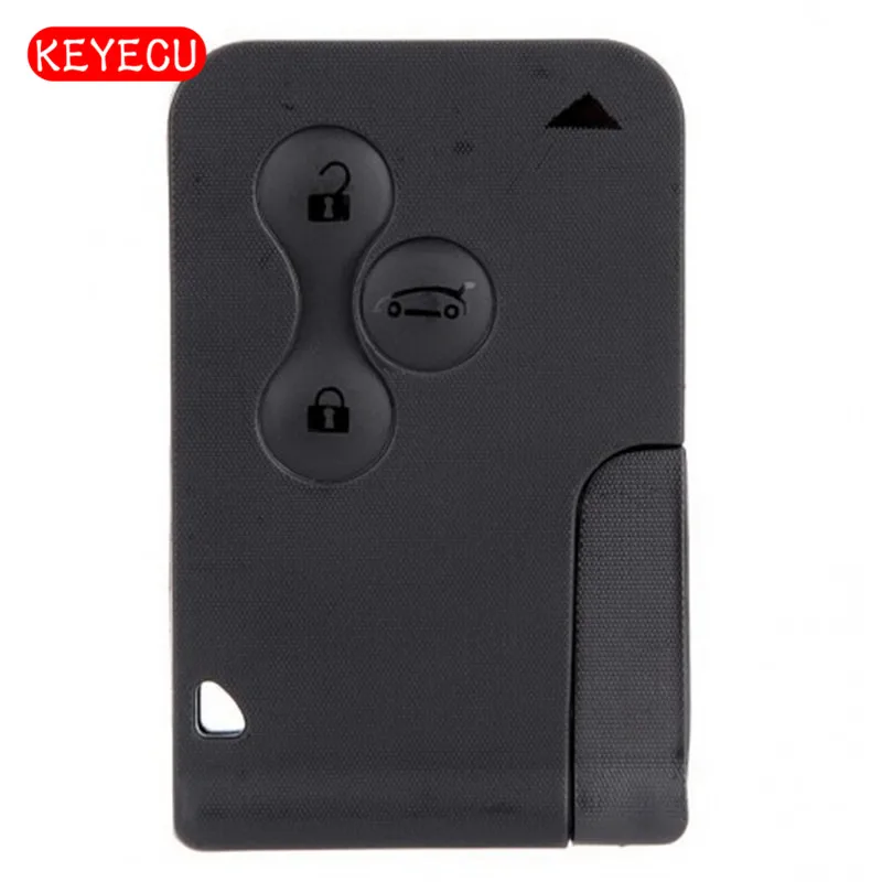 Für Renault Megane Scenic Clio 3 Knopf Fernbedienung Smartcard Uncut Blank