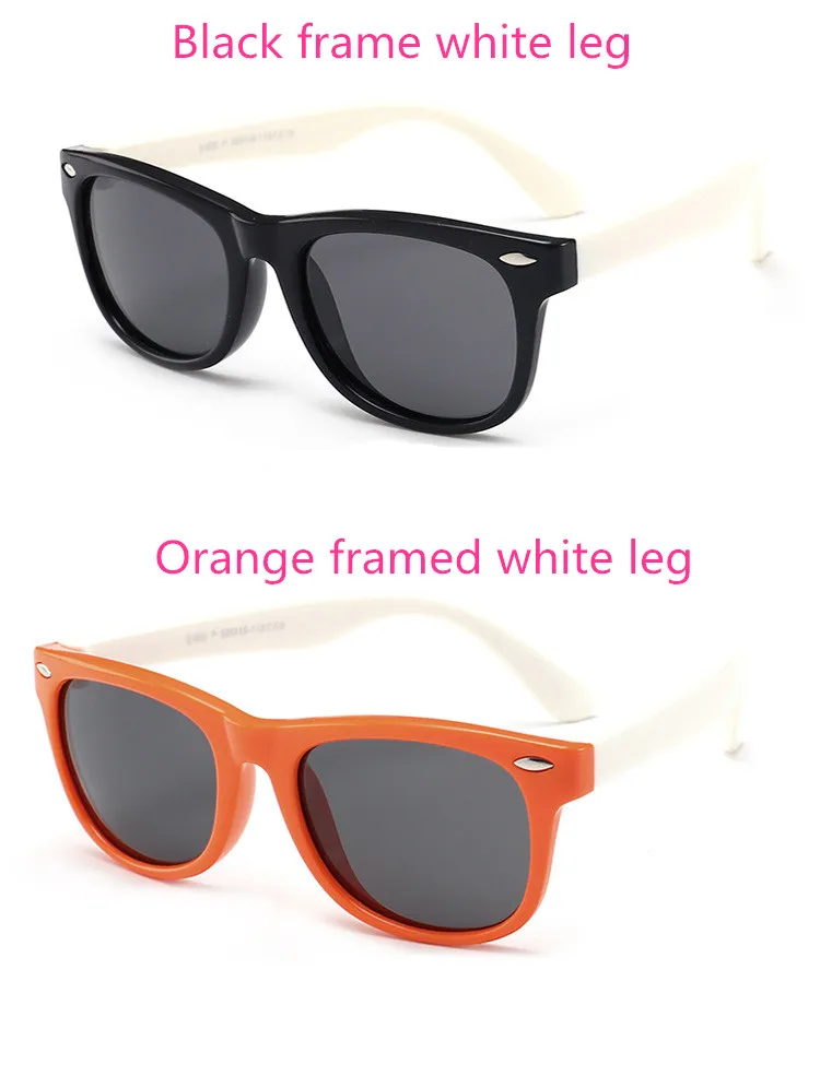 UCOOL Brand Nail Silicone Safety Software Polarized Flexible Kids Sunglasses Child Safety Coating Sun Glasses UV400 Cats Eyewear Shades Infant oculos de sol (12)