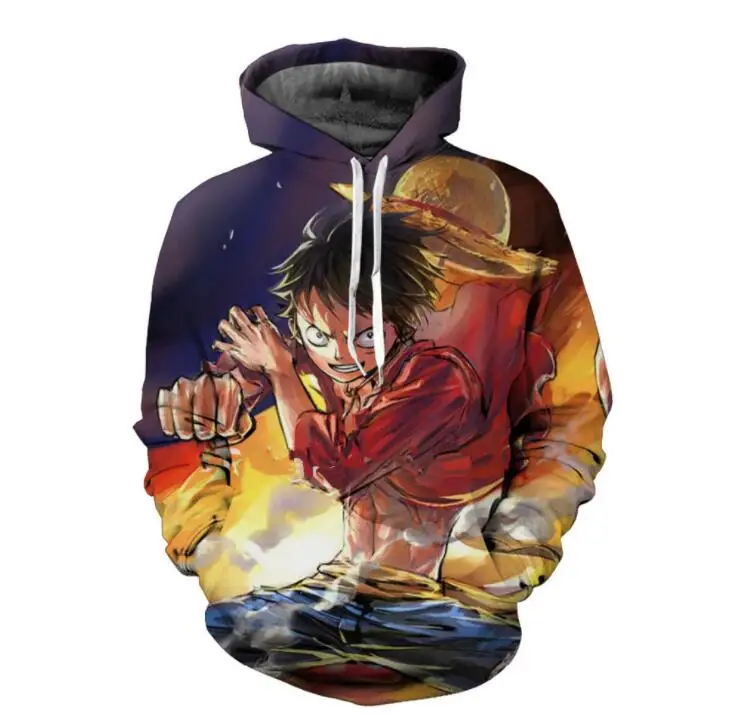 

New One Piece 3d Print Sweatshirt Hoodies Pullovers Men Women Outerwear Hip Hop Hoodie Naruto Uzumaki Jacket Plus S-6XL R2166