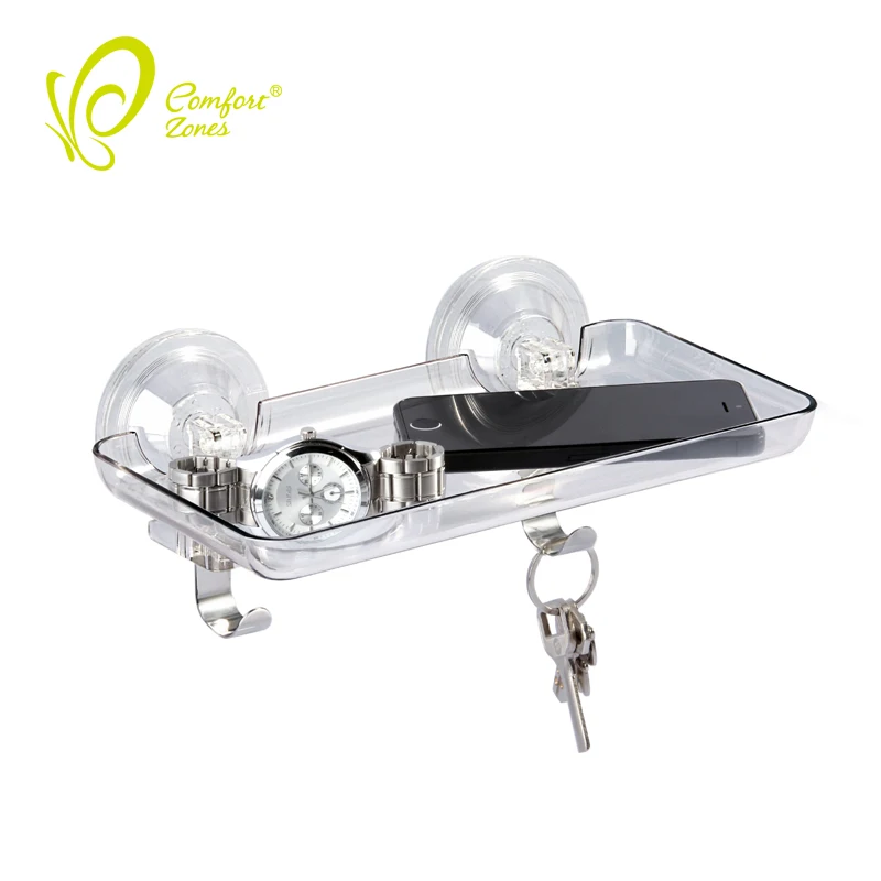 

Multipurpose Shelf With Removable Suction Rack Bathroom Storage Shower Rack Shelf Multi-layer Wall Holder Sundries Holder