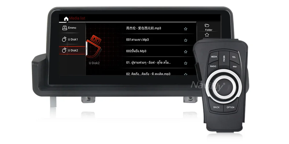 Top NaviFly 4GB+64GB 8 core Android 9.0 GPS Navigation Car multimedia player for BMW 3 series E90 E91 E92 E93 10.25 inch IPS screen 14