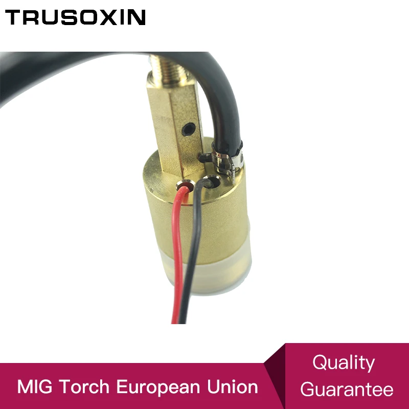 MIG 200A NBC-200 spool gun line drawing torch with European connector