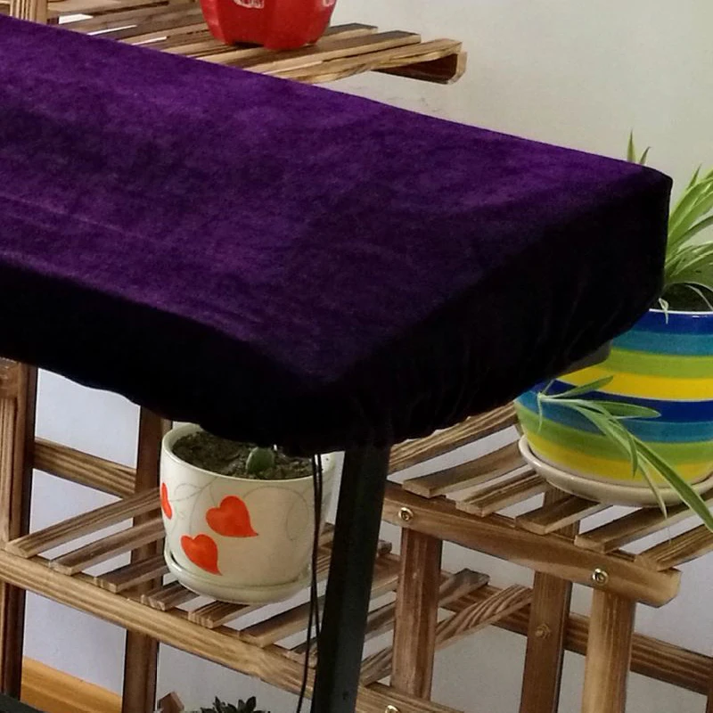  Thicken 1 PCS Pleuche 88 Keys Electronic Piano Cover Gold Velvet Keyboard Instrument Cover Dirt Pro