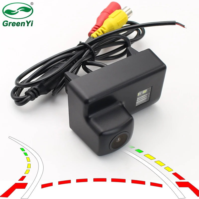 

Car Dynamic Trajectory Reverse Backup Rear View Camera For Peugeot 206 207 307 407 508 Vehicle Tracks Parking Camera