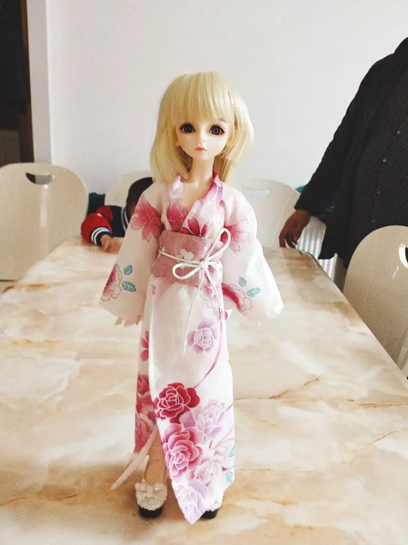 1/6 1/4 1/3 масштаб BJD одежда японское кимоно юката для BJD/Аксессуары для кукол SD, в комплект не входят кукла, обувь, парик и другие E2433-A