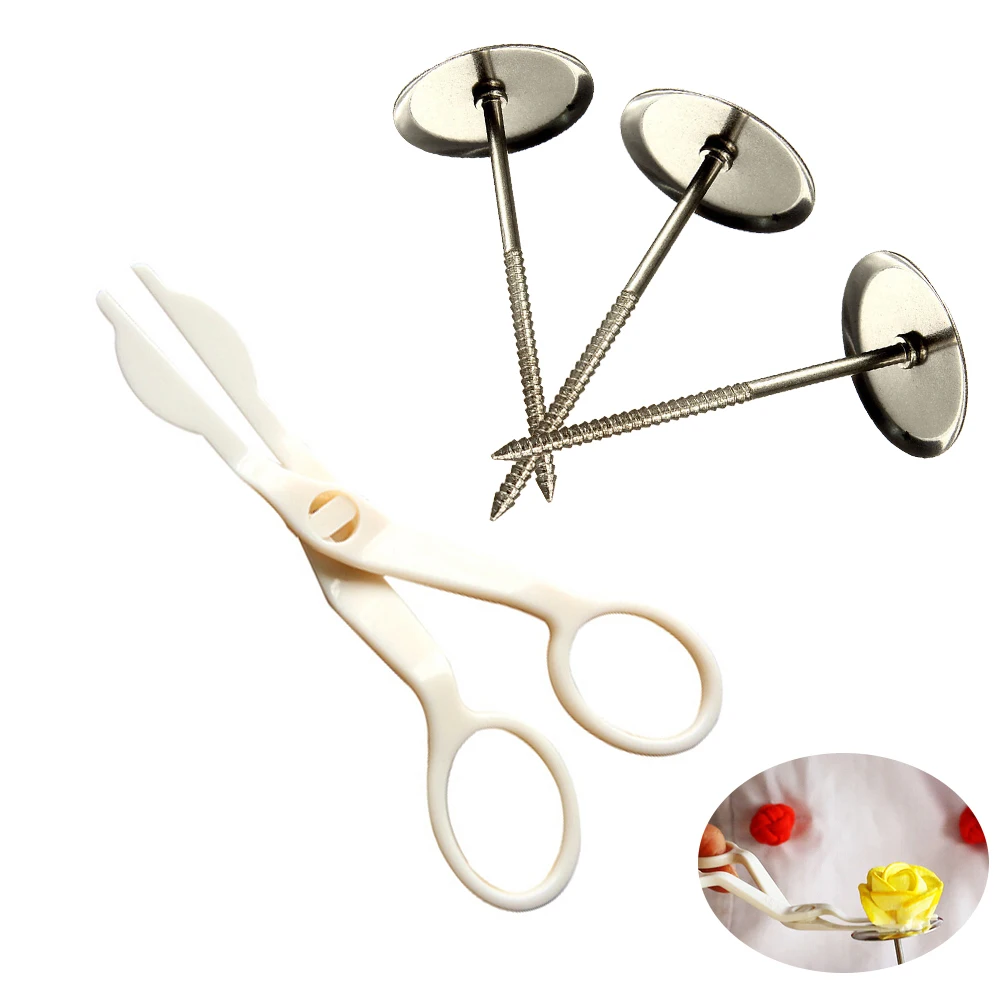 Cake Decorating Tools Set 3pcs Cake Flower Needle Cake Icing Cream