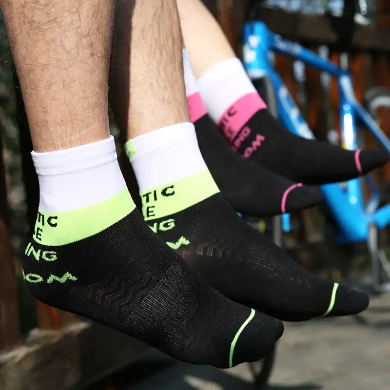 Men Women Cycling Socks Breathable MTB Bike Mountain Racing Riding Cotton Socks