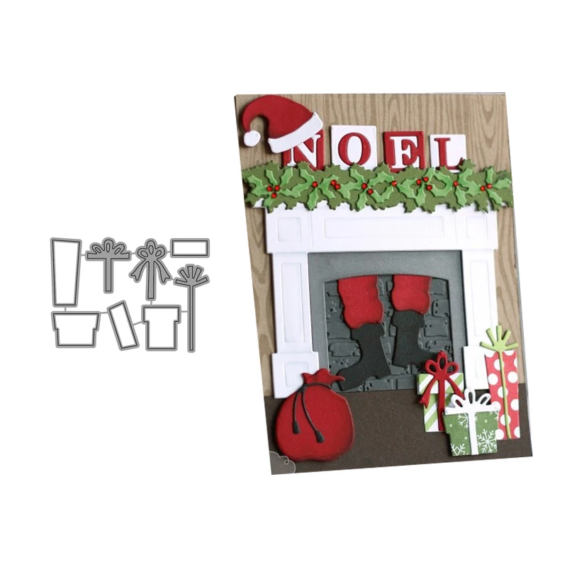 

All wrapped up Stamps and Cutting Dies Metal Cutting Dies and stamps DIY Scrapbooking Card Stencil Paper Craft Handmade