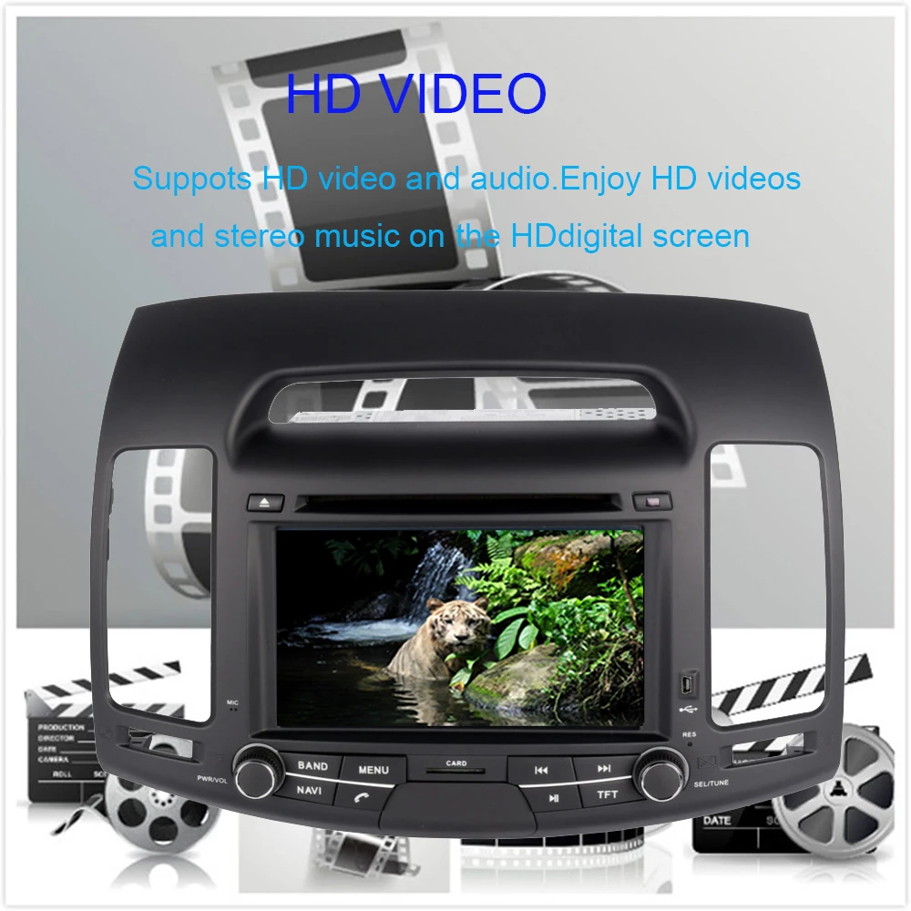 Perfect Android 9.0 Autoradio audio multimedia pc tablet with 4G Lte wifi for Hyundai Elantra 2007-2011 GPS Navigation DVD Multimedia 2