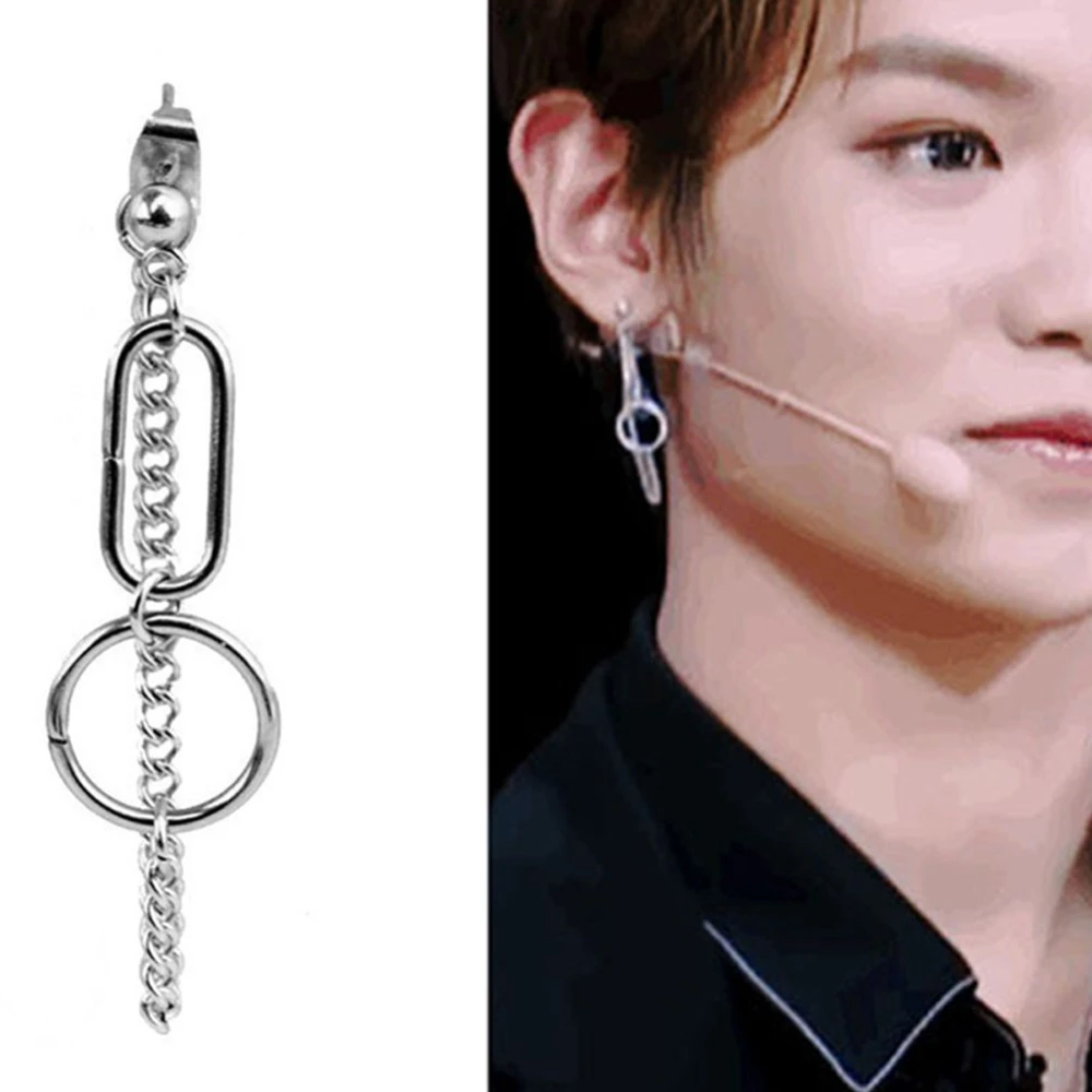 Bangtan Boys Army Kim Taehyung V Jimin cadena pendientes para ventilador|Aretes| AliExpress