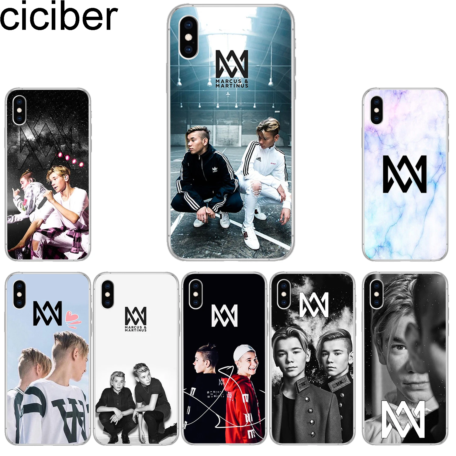 Ciciber чехлы для телефонов IPhone 11 Pro Max 8 7 6 6s Plus SE 5S Мягкий чехол из ТПУ X Xs XR XS Маркус и