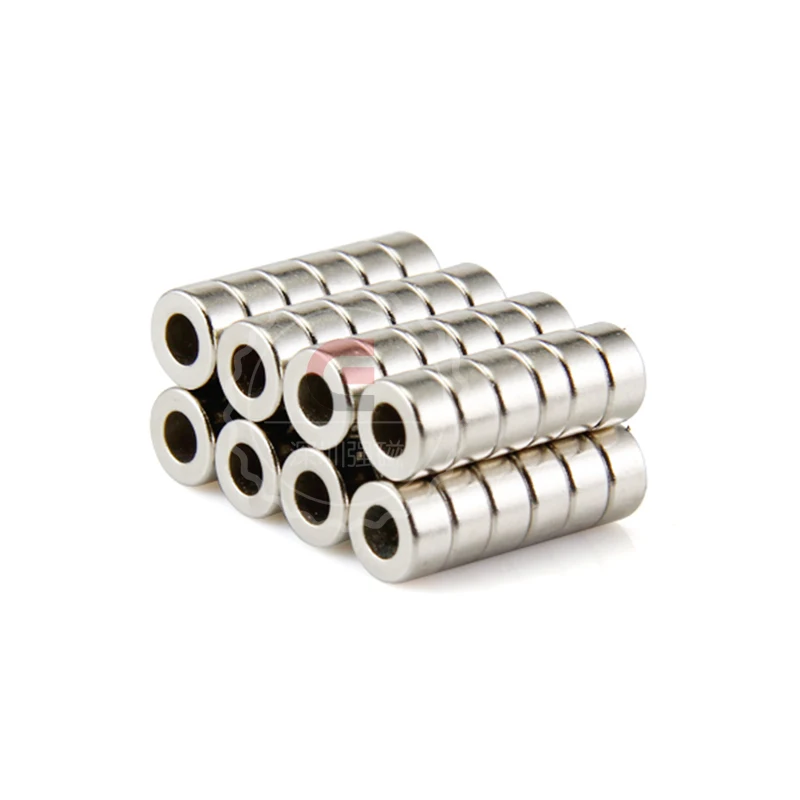 

50pcs Dia 6x3mm with hole 3mm wholesale permanent magnet Strong Rare Earth Neodymium Magnets N50