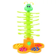 Веселая воблер гусеница смешная твист электрическая игра развивающие игрушки семейные вечерние игры для возраста 3 и выше