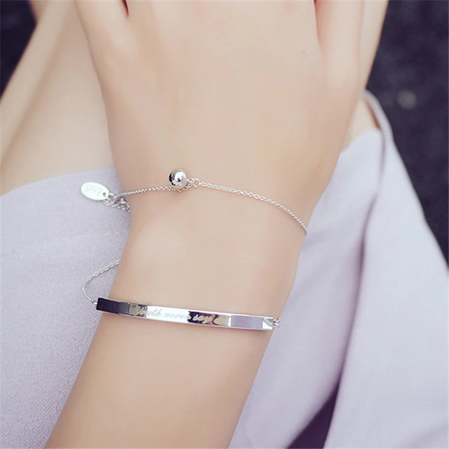 Arzonai jewelry fashion hemp rope trend ladies bracelet simple thick chain  Amazon butterfly letter set