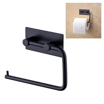 

Paper Rack Stainless Steel Wall Mounted Matte Hanging Shelf Container Holder Paper Rack for Toilet Bathroom Household