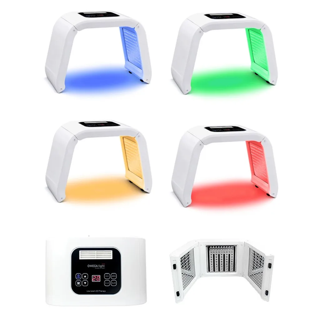 

4 Color PDT LED Light Skin Care Rejuvenation Photon Machine For Skin Rejuvenation Acne Remover Anti-wrinkle Facial Body