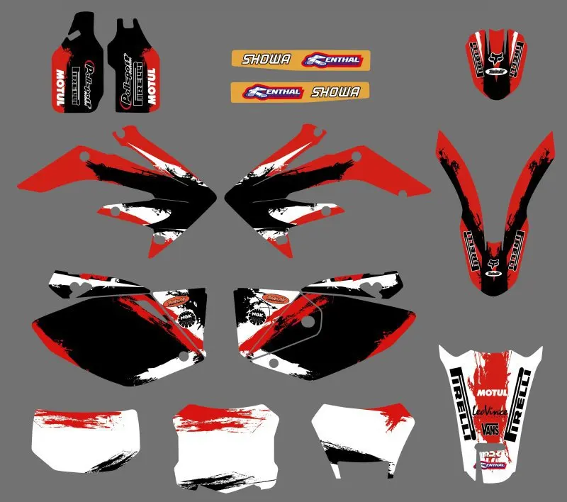 GRAPHICS & BACKGROUNDS DECAL STICKERS Kit for Honda CRF250X 2004 2005 2006 2007 2008 2009 2010 2011 2012 CRF 250 X CRF 250X GRAPHICS & BACKGROUNDS DECAL STICKERS Kit for Honda CRF250X 2004 2005 2006 2007 2008 2009 2010 2011 2012 CRF 250 X CRF 250X
