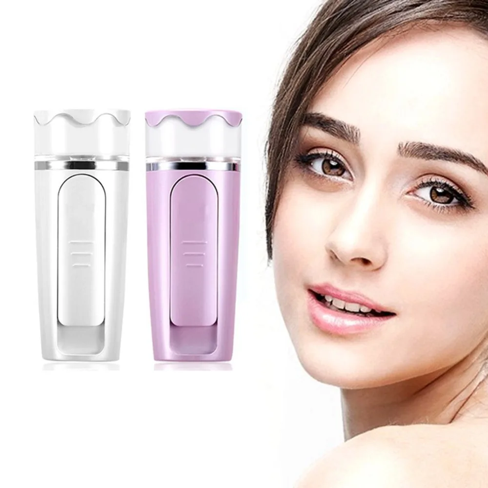

2018 new Handheld Mist Sprayer Facial Care Rechargeable Power Bank Beauty Instrument dorpshipping