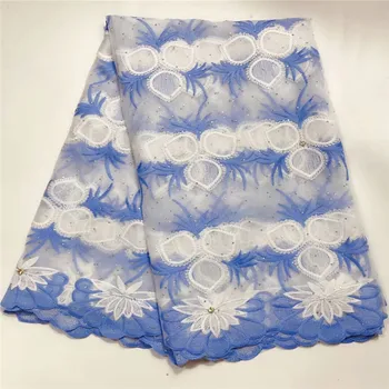 

African Lace Fabric 2019 High Quality Nigerian Lace Fabrics Tissu Africain Guipure Embroidery French Tulle Lace for dress A14-2